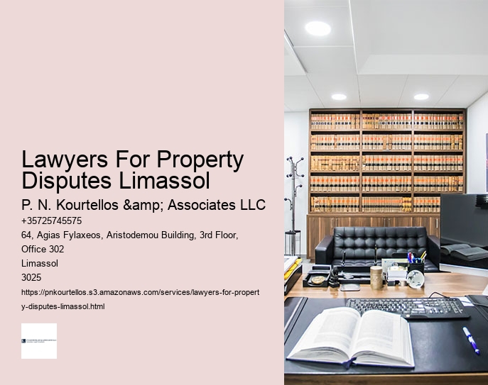 Lawyers For Property Disputes Limassol